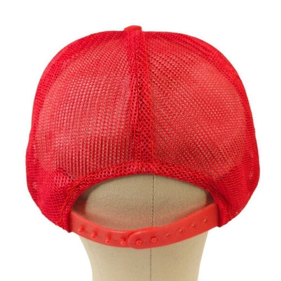 Police Sheriff 1983 Pig Bowl Trucker Hat Mens One Size Vintage 80s Snapback Cap - Picture 5 of 7